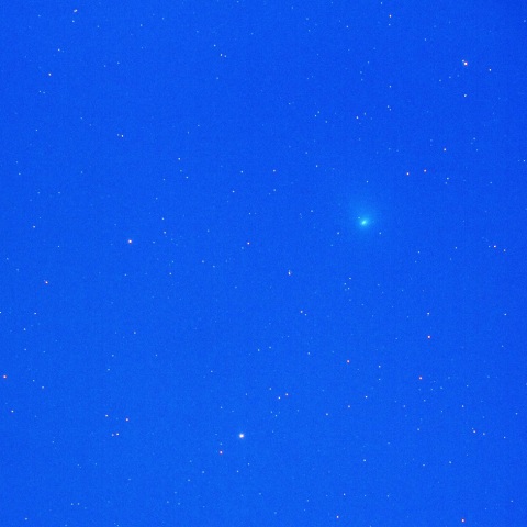 ジョンソン彗星V2ヘルクレス座とかんむり座附近通過中