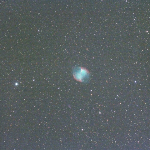 光害地での亜鈴星雲M27