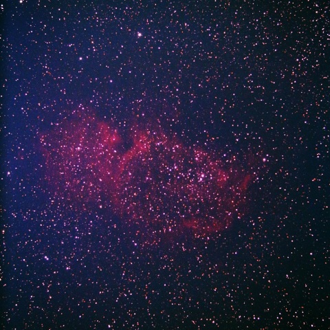 光害地での胎児星雲