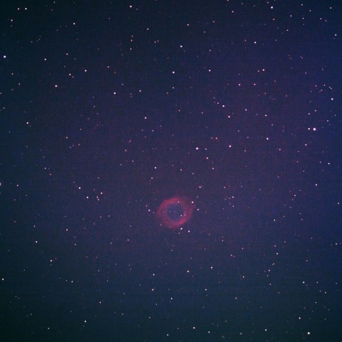 光害地でのらせん星雲