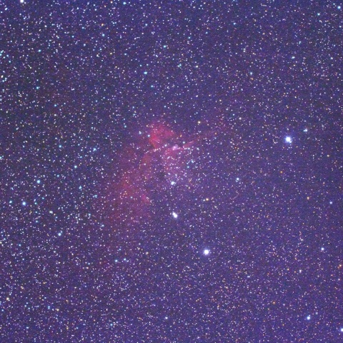 市街地での鳳凰星雲