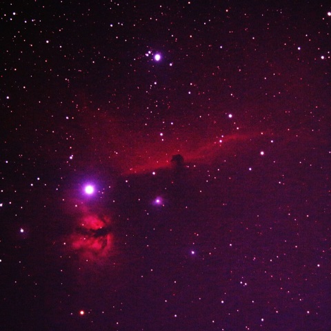 光害地でも撮れるIC434