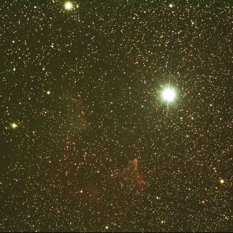 カシオペヤ座の反射星雲