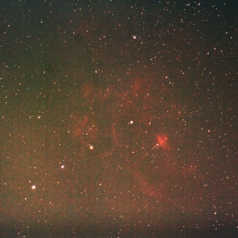 月明かりのNGC6357彼岸花星雲