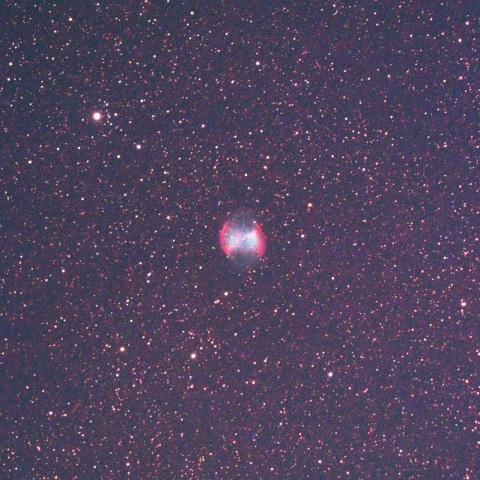 月明かりでの亜鈴星雲M27