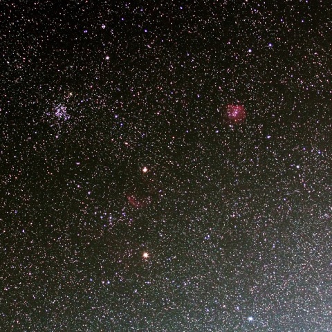 M35＆モンキー星雲＆くらげ星雲