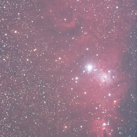 クリスマスツリー星団＆コーン星雲