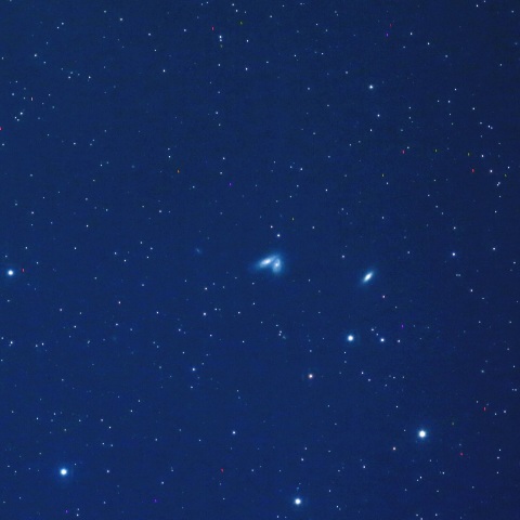 バタフライ銀河（NGC4567/NGC4568）