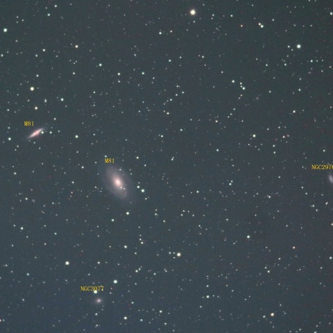 M81周辺の銀河