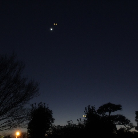 水星が東方最大離角後