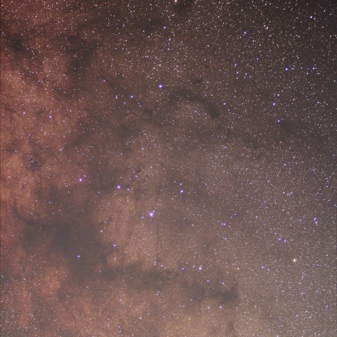 ダークホース星雲とS字状星雲