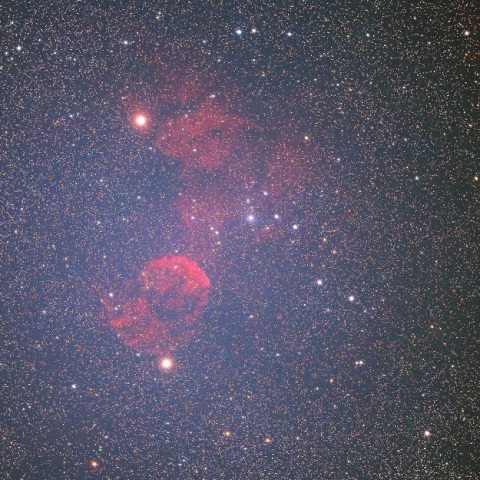 くらげ星雲付近