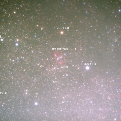 ぎょしゃ座付近