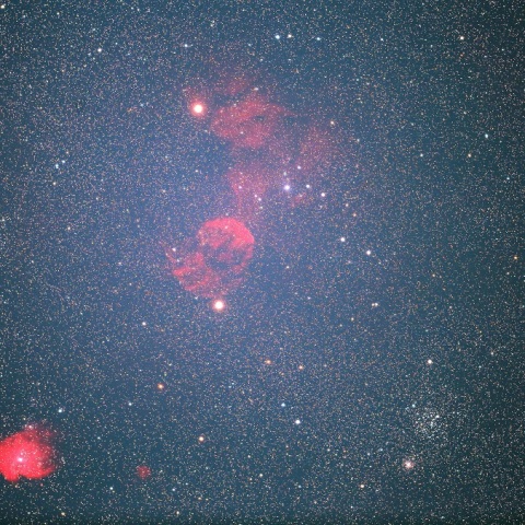クラゲ星雲＆モンキー星雲＆M35