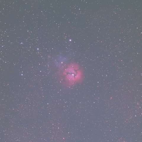 さんれつ星雲（光害地）