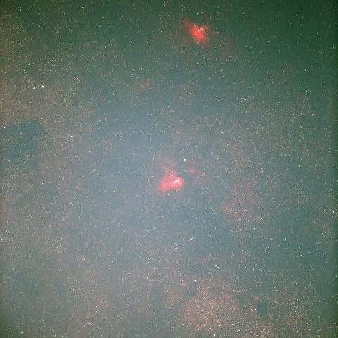 M16とM17とバンビの横顔（光害地）