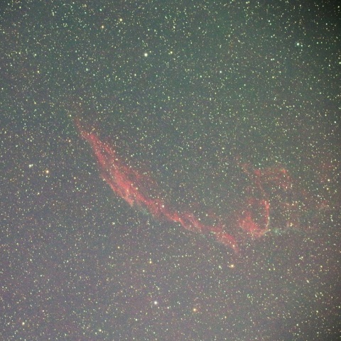 網状星雲（NGC6992）光害地