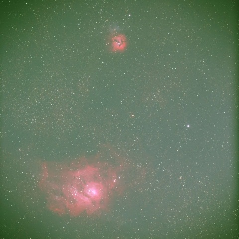 M20＆M8（光害地）