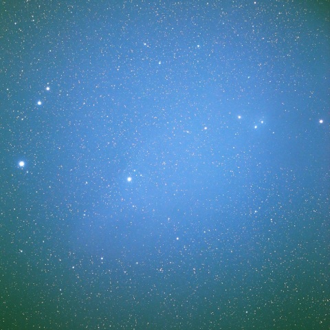 さそり座の青い馬頭星雲