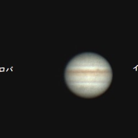 2021/9/23木星と衛星