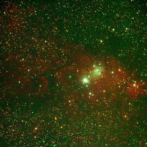 クリスマスツリー星団（NGC2264）