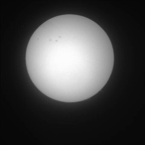 2022/4/21太陽、黒点