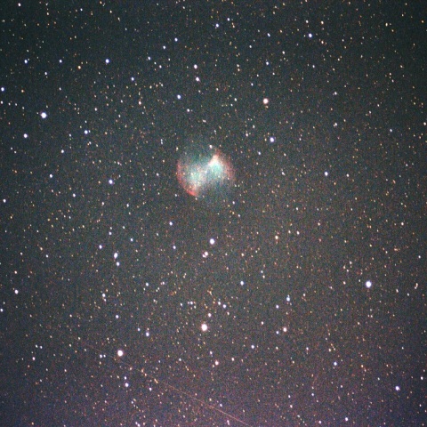 M27(60年前のカートン望遠鏡）光害地