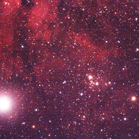 はくちょう座γ星付近（サドル星）