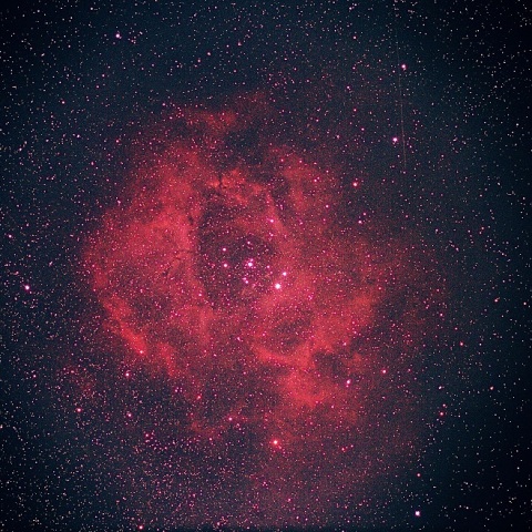 NGC2237（街明と月夜）