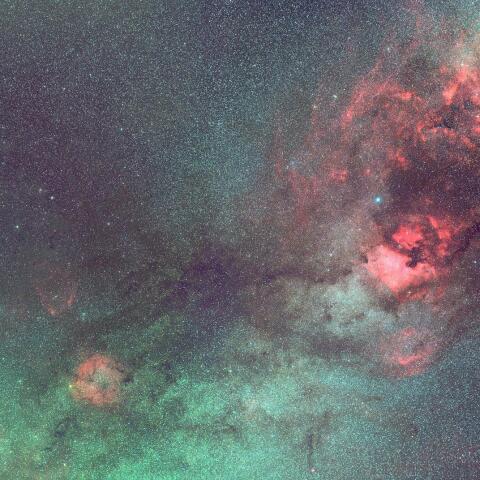 ガーネットスターから北アメリカ星雲へ