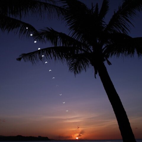 グアム金環日食