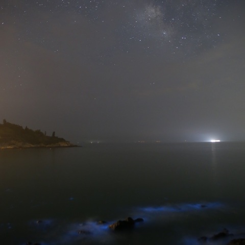 藍眼涙と銀河中心部