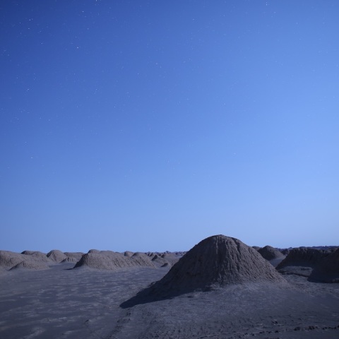 月明りのエッグヒルズ