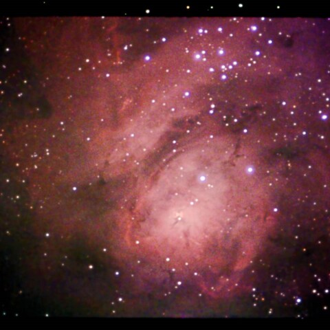 M20　干潟星雲　中心部