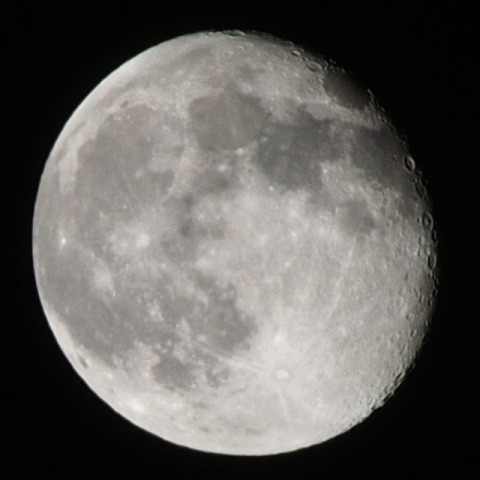 立待月（月齢16.9）