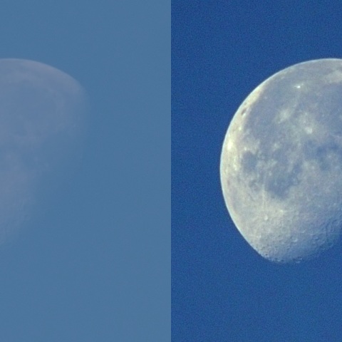 臥待月（月齢18.9）