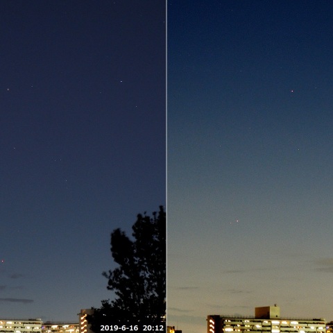 火星と水星 － ふたご座でのランデブー