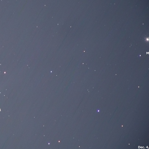 レナード彗星とM3星団