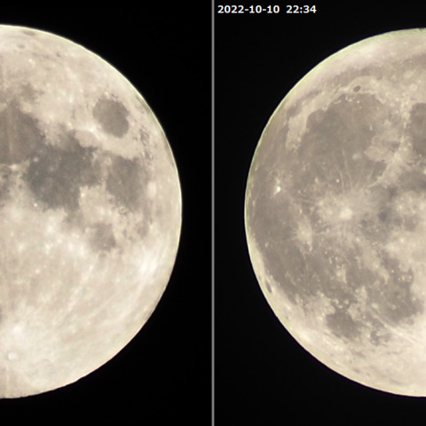 十三夜月と望月