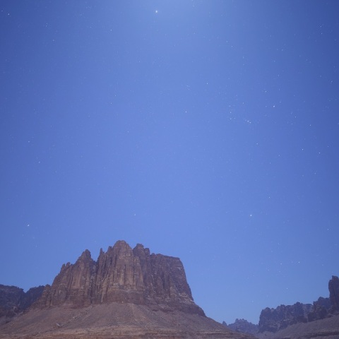 ビュート上のスーパー大三角