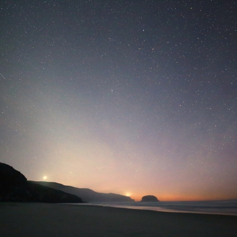 カラフルな薄明