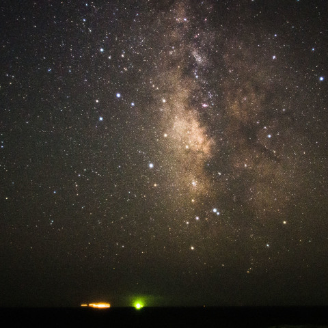 天の川とさそり座