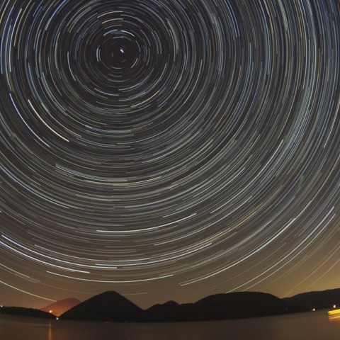 湖上のぐるぐる