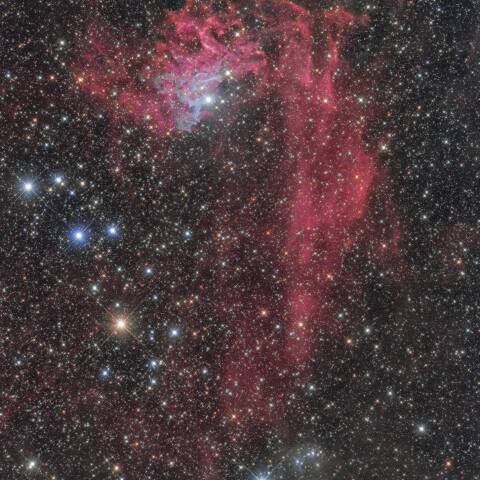 IC405(勾玉星雲)