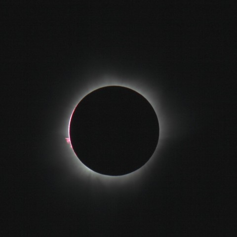 バリクパパンでの皆既日食