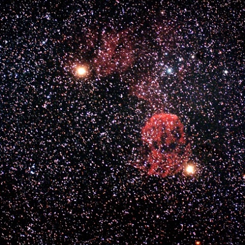 厳冬期に撮るクラゲ星雲