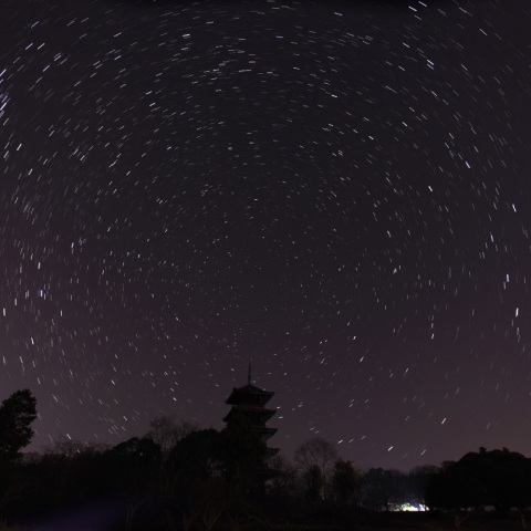 備中国分寺とふたご座流星