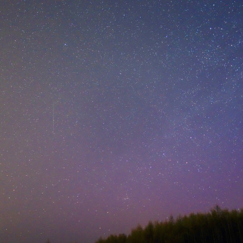コンデジによる　低緯度オーロラ