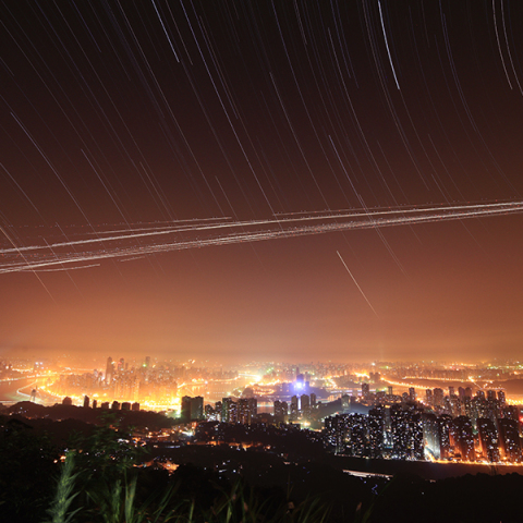 Starry night at ChongQing