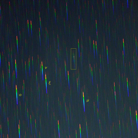 レモン彗星のスペクトル (23-11-09)